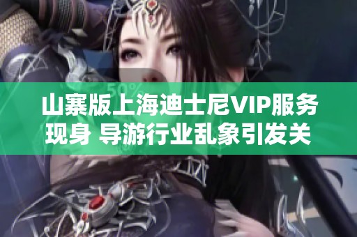 山寨版上海迪士尼VIP服务现身 导游行业乱象引发关注