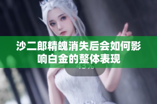 沙二郎精魄消失后会如何影响白金的整体表现