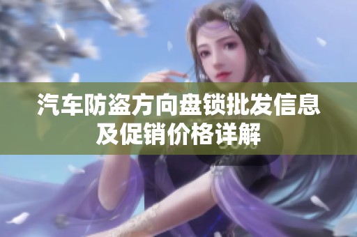 汽车防盗方向盘锁批发信息及促销价格详解