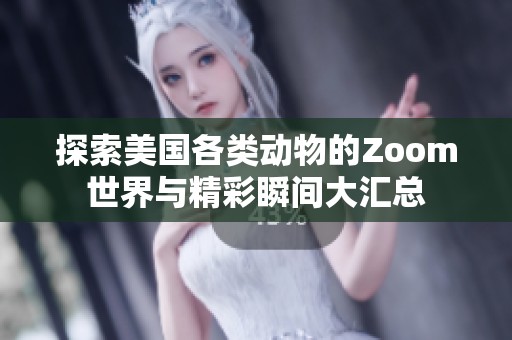 探索美国各类动物的Zoom世界与精彩瞬间大汇总