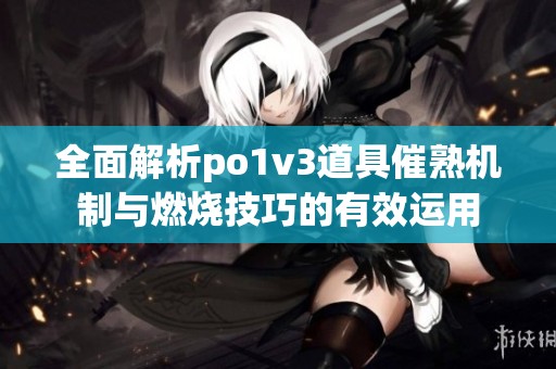 全面解析po1v3道具催熟机制与燃烧技巧的有效运用