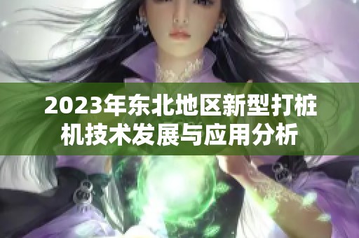 2023年东北地区新型打桩机技术发展与应用分析