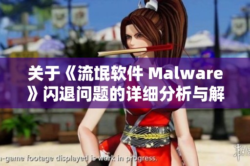 关于《流氓软件 Malware》闪退问题的详细分析与解决方案