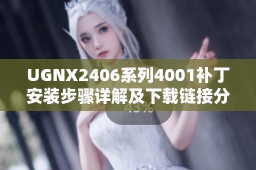 UGNX2406系列4001补丁安装步骤详解及下载链接分享