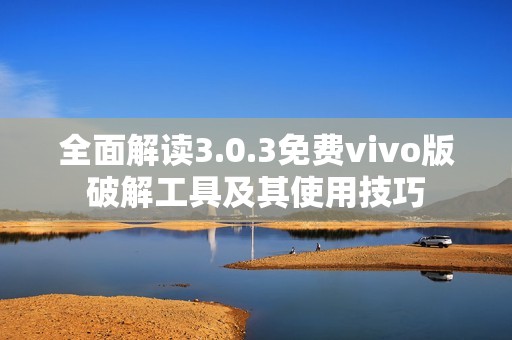 全面解读3.0.3免费vivo版破解工具及其使用技巧