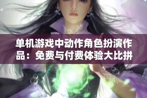 单机游戏中动作角色扮演作品：免费与付费体验大比拼