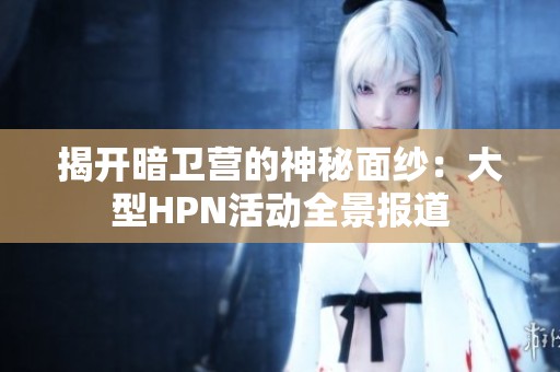 揭开暗卫营的神秘面纱：大型HPN活动全景报道