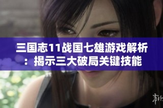 三国志11战国七雄游戏解析：揭示三大破局关键技能
