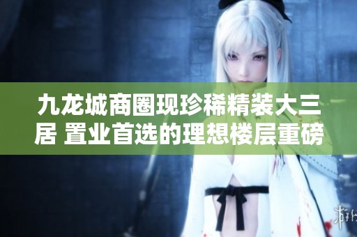 九龙城商圈现珍稀精装大三居 置业首选的理想楼层重磅推出